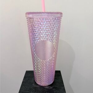Starbucks China- Pink Iridescent Studded "Goddess" Tumbler